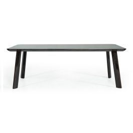 Chadwick Modern Ebony & Rosegold Dining Table