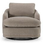 Chantry - Modern Grey Sand Fabric Swivel Accent Chair