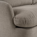 Chantry - Modern Grey Sand Fabric Sectional Sofa