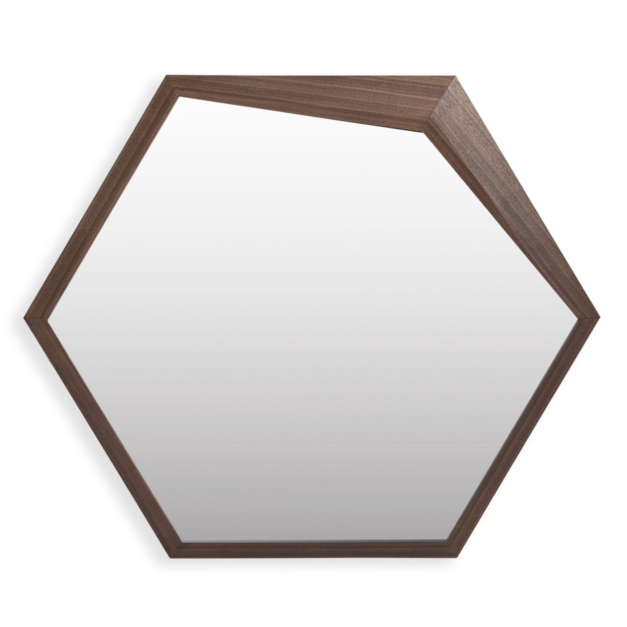 Chelton - Modern Walnut Mirror