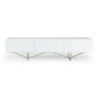 Chrysler Modern White TV Stand