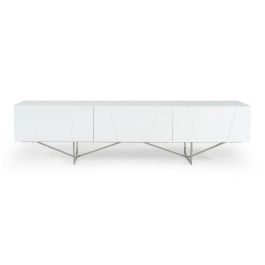 Chrysler Modern White TV Stand