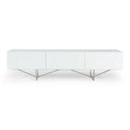 Chrysler Modern White TV Stand