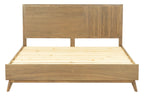 Claire - Eastern King Contemporary Walnut Bed - Eastern King Contemporary Walnut Bed
