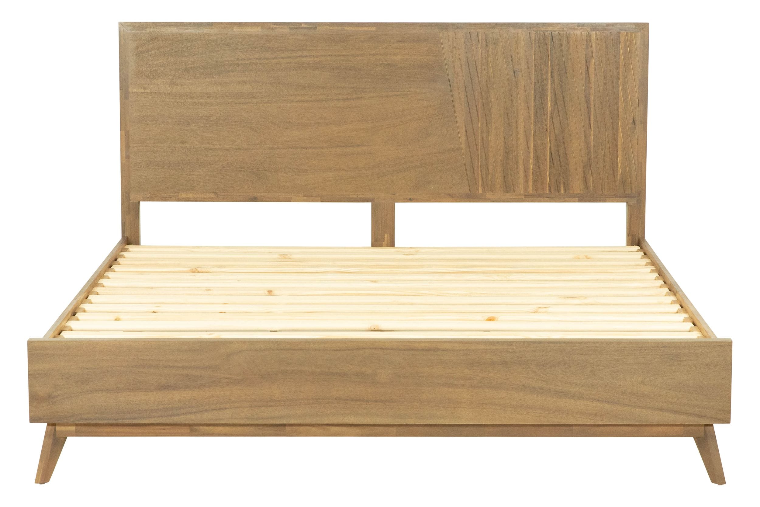 Claire - Eastern King Contemporary Walnut Bed - Eastern King Contemporary Walnut Bed