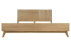 Claire - Eastern King Contemporary Walnut Bed - Eastern King Contemporary Walnut Bed