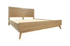 Claire - Eastern King Contemporary Walnut Bed - Eastern King Contemporary Walnut Bed