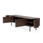 Clifton - Modern Smoked Ash Tall TV Stand