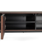 Clifton - Modern Smoked Ash Tall TV Stand