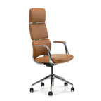 Clyne - Modern Camel Vegan Leather Executive Office Chair