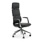 Clyne - Modern Black Vegan Leather Executive Office Chair