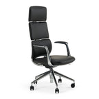 Clyne - Modern Black Vegan Leather Executive Office Chair