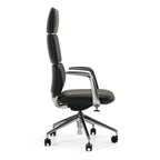 Clyne - Modern Black Vegan Leather Executive Office Chair