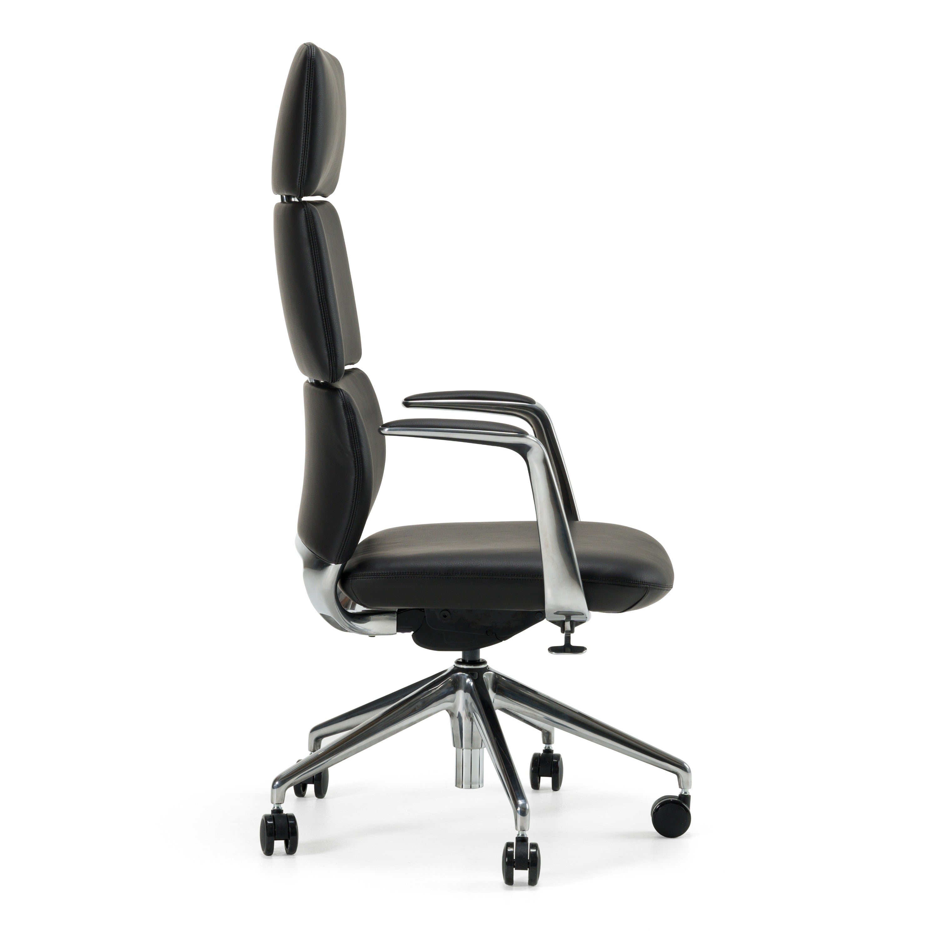 Clyne - Modern Black Vegan Leather Executive Office Chair