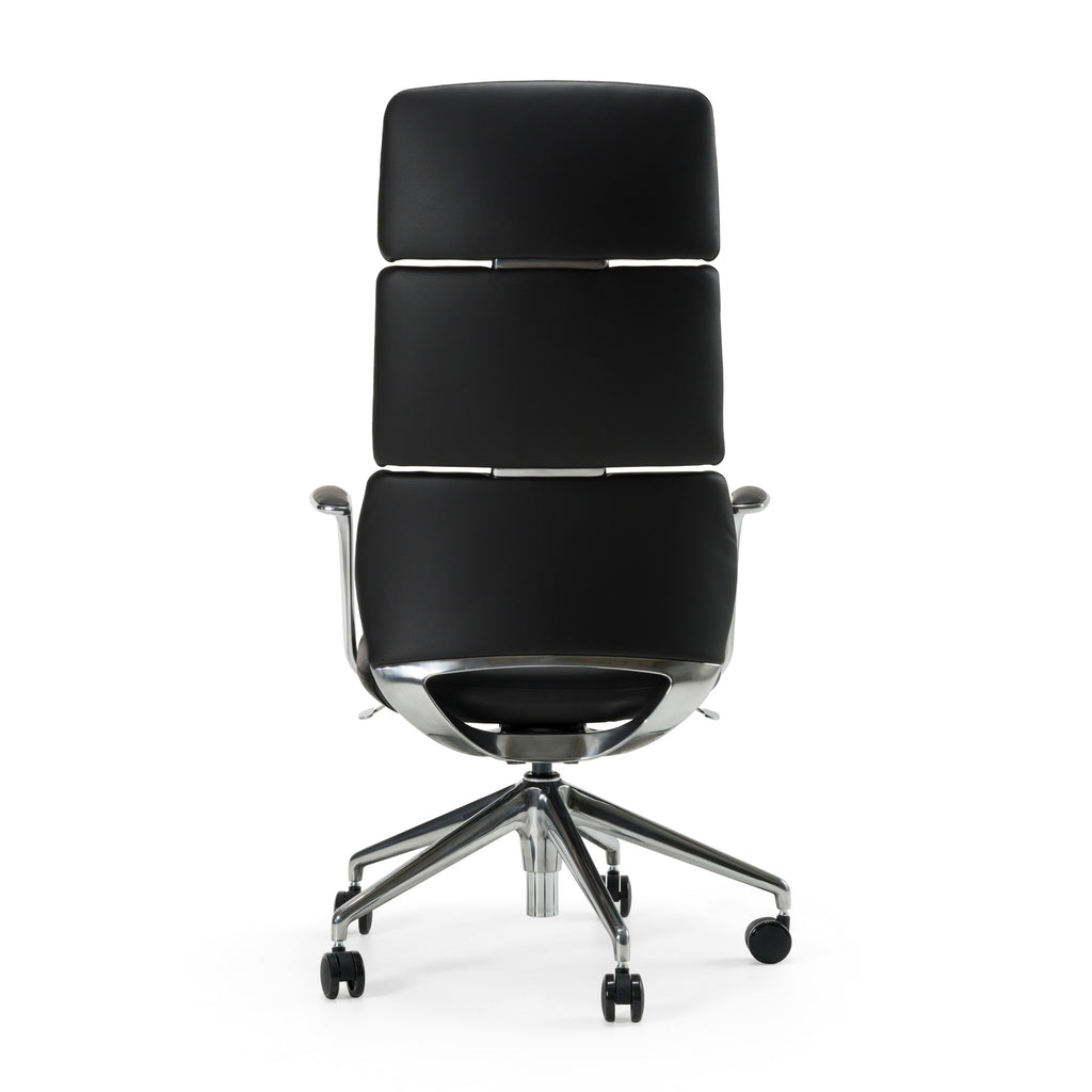 Clyne - Modern Black Vegan Leather Executive Office Chair
