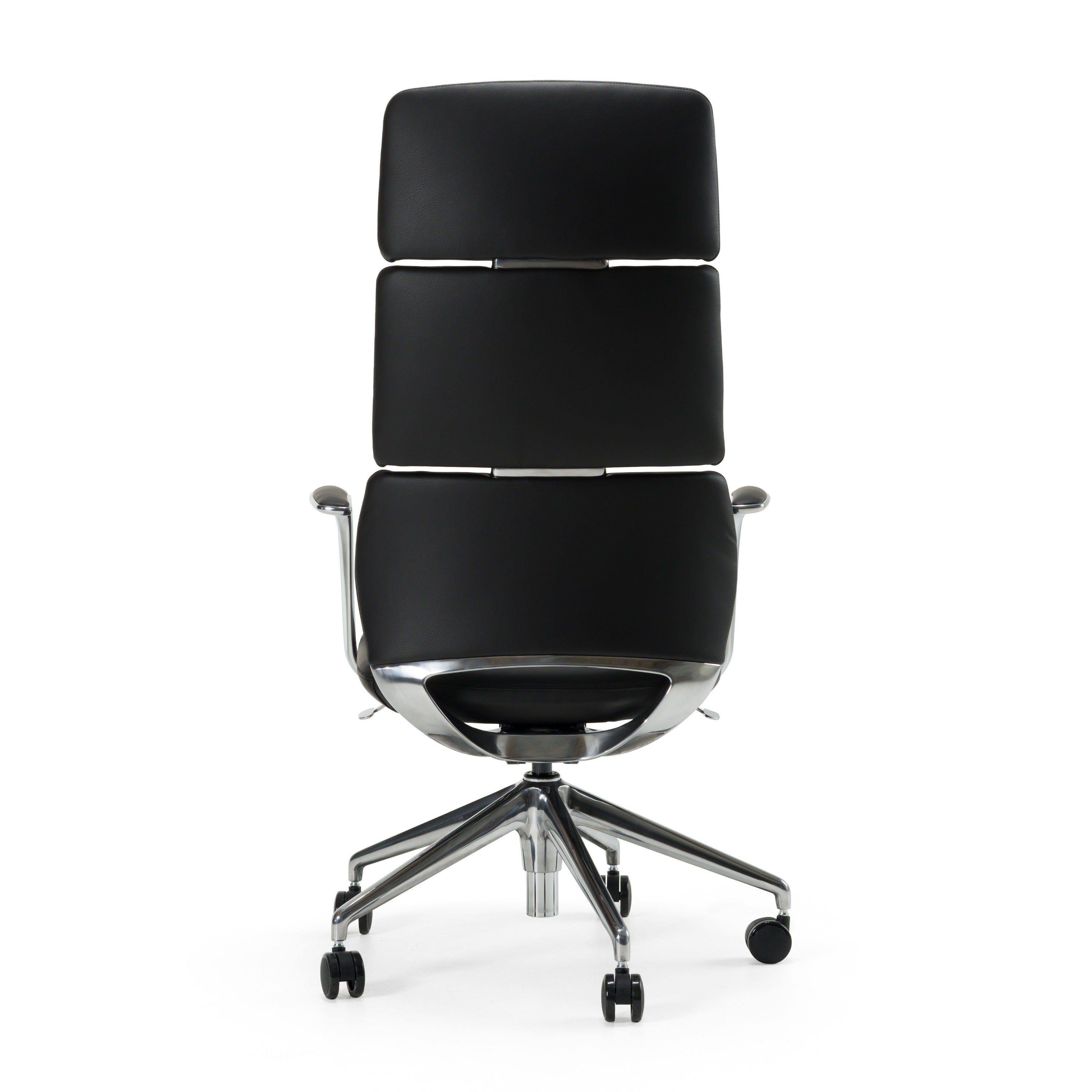 Clyne - Modern Black Vegan Leather Executive Office Chair