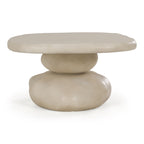 Coates - Modern Beige Concrete Coffee Table
