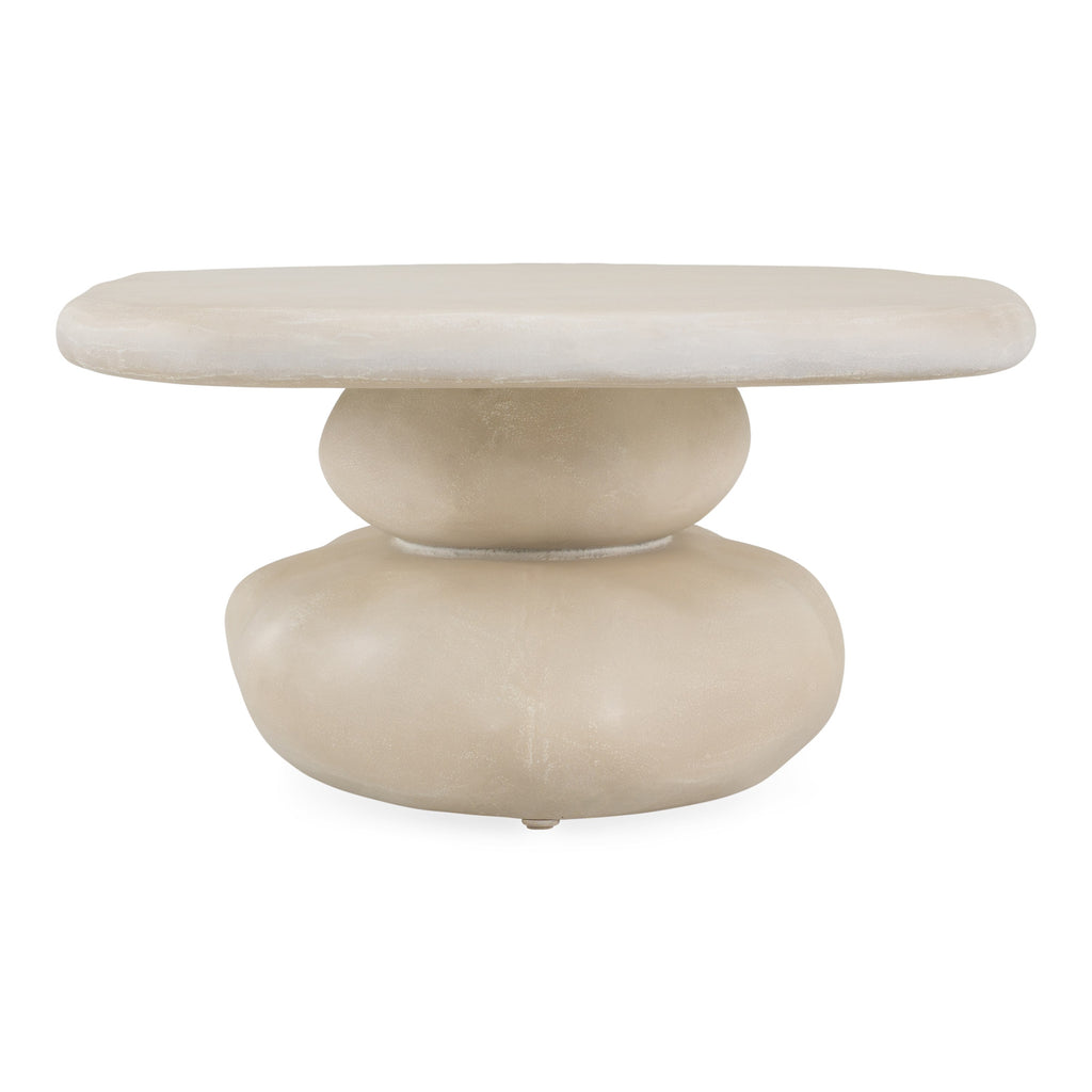 Coates - Modern Beige Fiberform Coffee Table