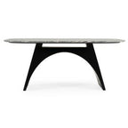 Colbert - Modern Black & White Marble Dining Table