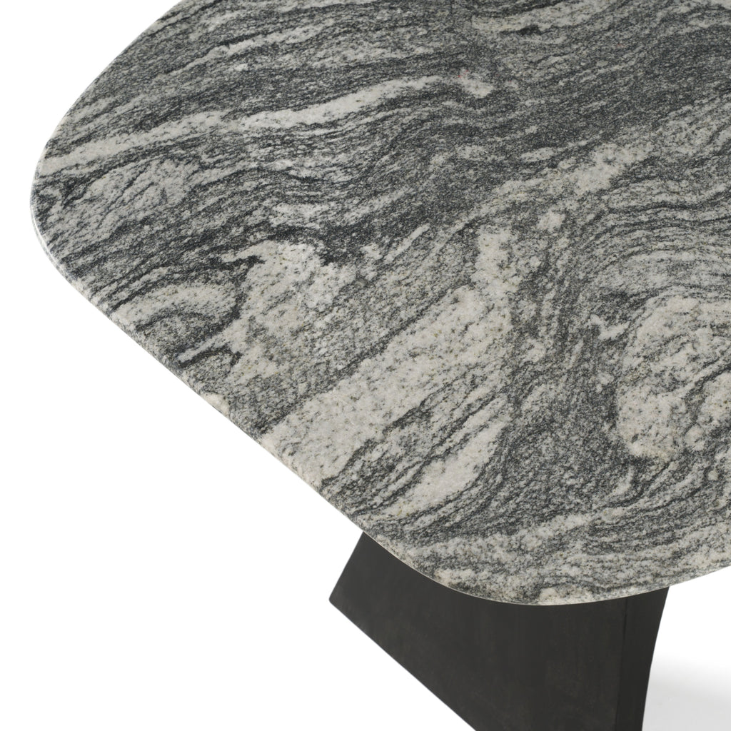 Colbert - Modern Black & White Marble Dining Table