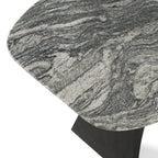 Colbert - Modern Black & White Marble Dining Table