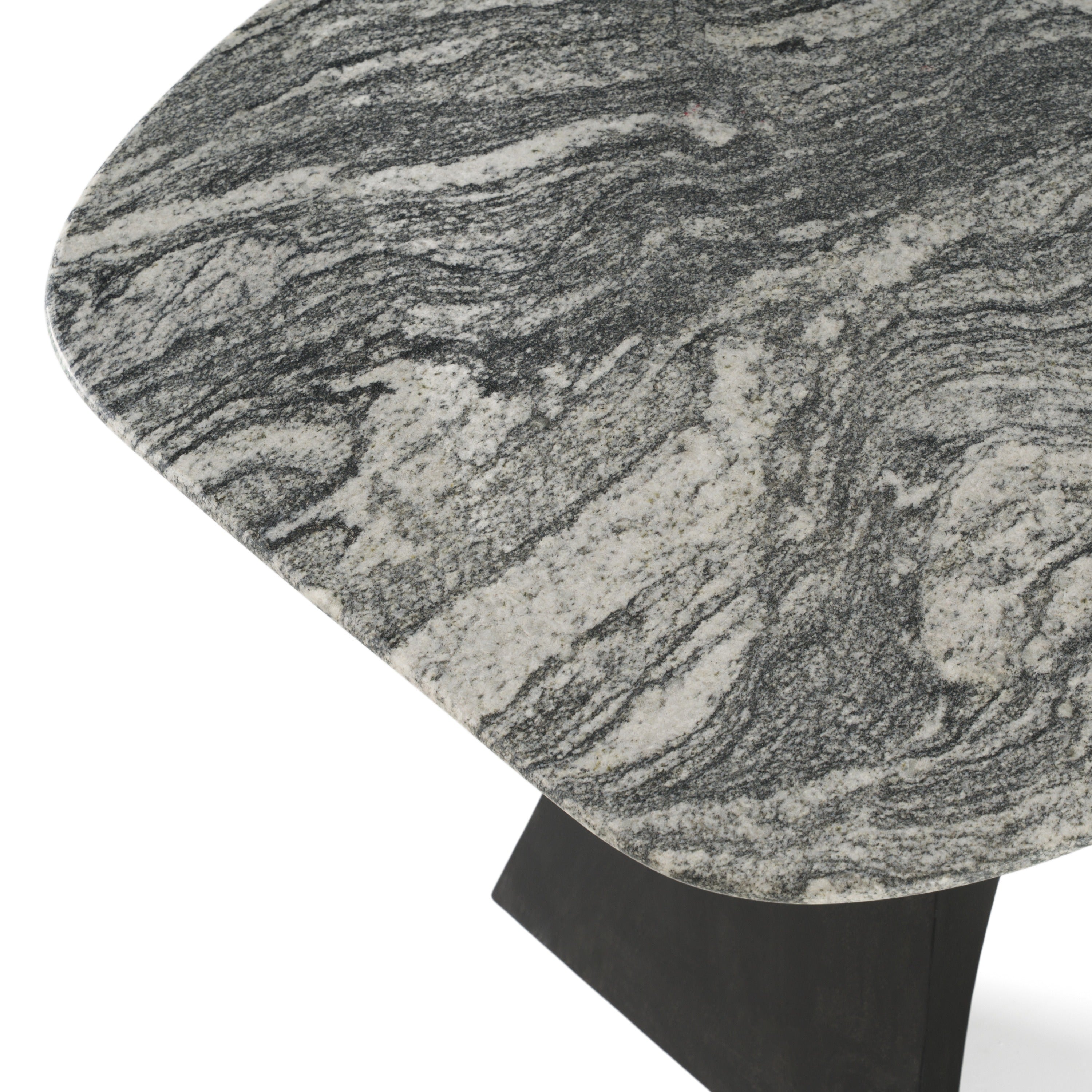 Colbert - Modern Black & White Marble Dining Table