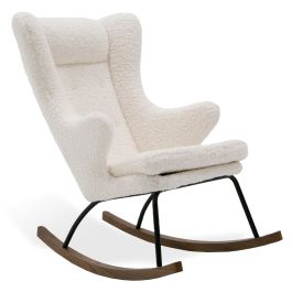 Colfax - Modern White Sheep Rocking Chair