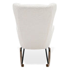 Colfax - Modern White Sheep Rocking Chair