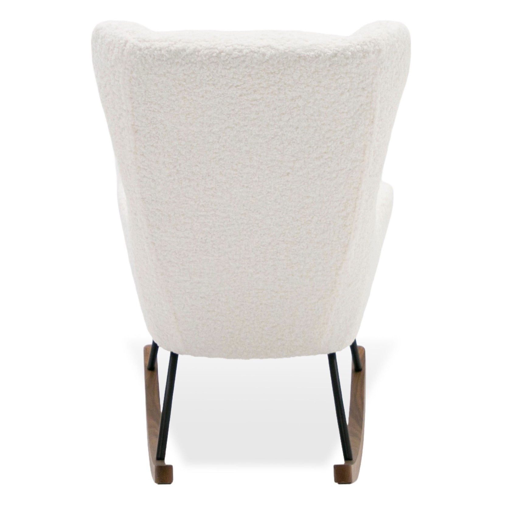 Colfax - Modern White Sheep Rocking Chair