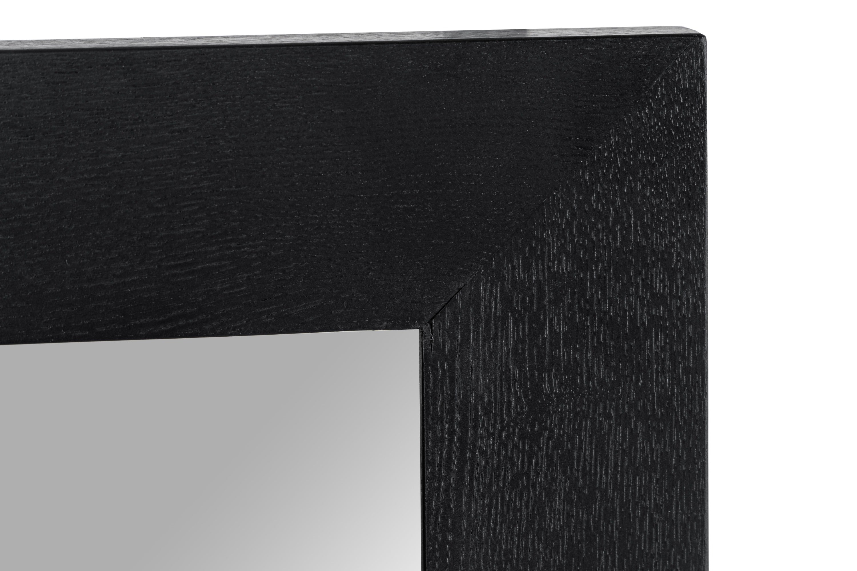 Concord - Modern Black Ash Mirror