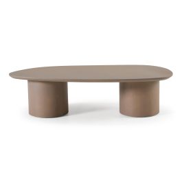 Connie - Modern White Oak Oval Coffee Table