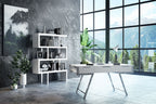 Maze Modern White High Gloss Bookcase