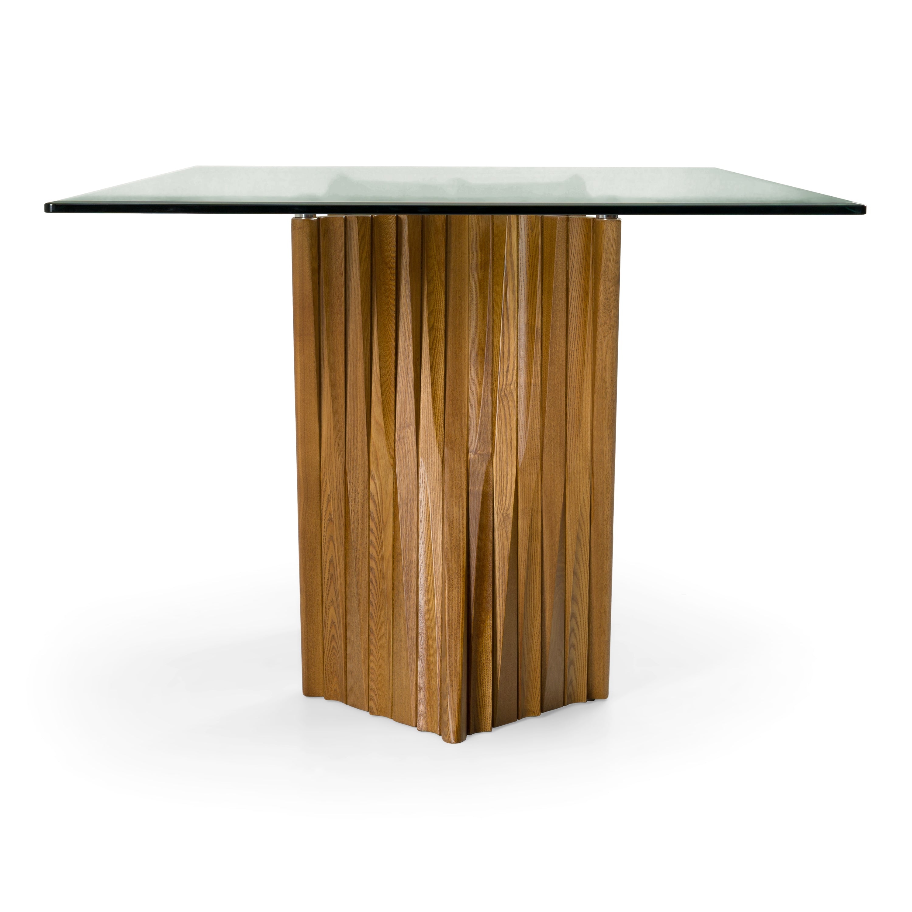 Corbin Mid-Century Glass Dining Table