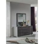 Corrado Italian Modern Grey Mirror