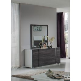 Corrado Italian Modern Grey Mirror