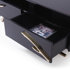 Legend Modern Black & Gold Coffee Table