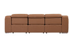 1116 Divanitalia 3-Piece Modular Power Reclining Sofa in Top Grain Italian Leather with 3 Power Recliners & Power Headrests
