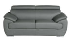 4571 Modern Genuine Leather 2-Piece Sofa Set - Dark Grey - SKU 4571-LV GRAY 2PC (S/L) - GROUP - view 5
