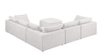 1100 Divanitalia 6-Piece L-Shaped Sectional Sofa - Top-grain Italian Leather