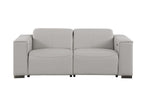 1208 Genuine Leather Dual Power Reclining Loveseat