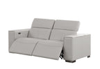 1208 Genuine Leather Dual Power Reclining Loveseat