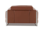 903 Divanitalia Chair with Adjustable Headrest in Top-grain Italian Leather - Camel - SKU 903-CH-CAMEL - view 4