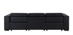 1208 Genuine Leather Triple Power Reclining Sofa