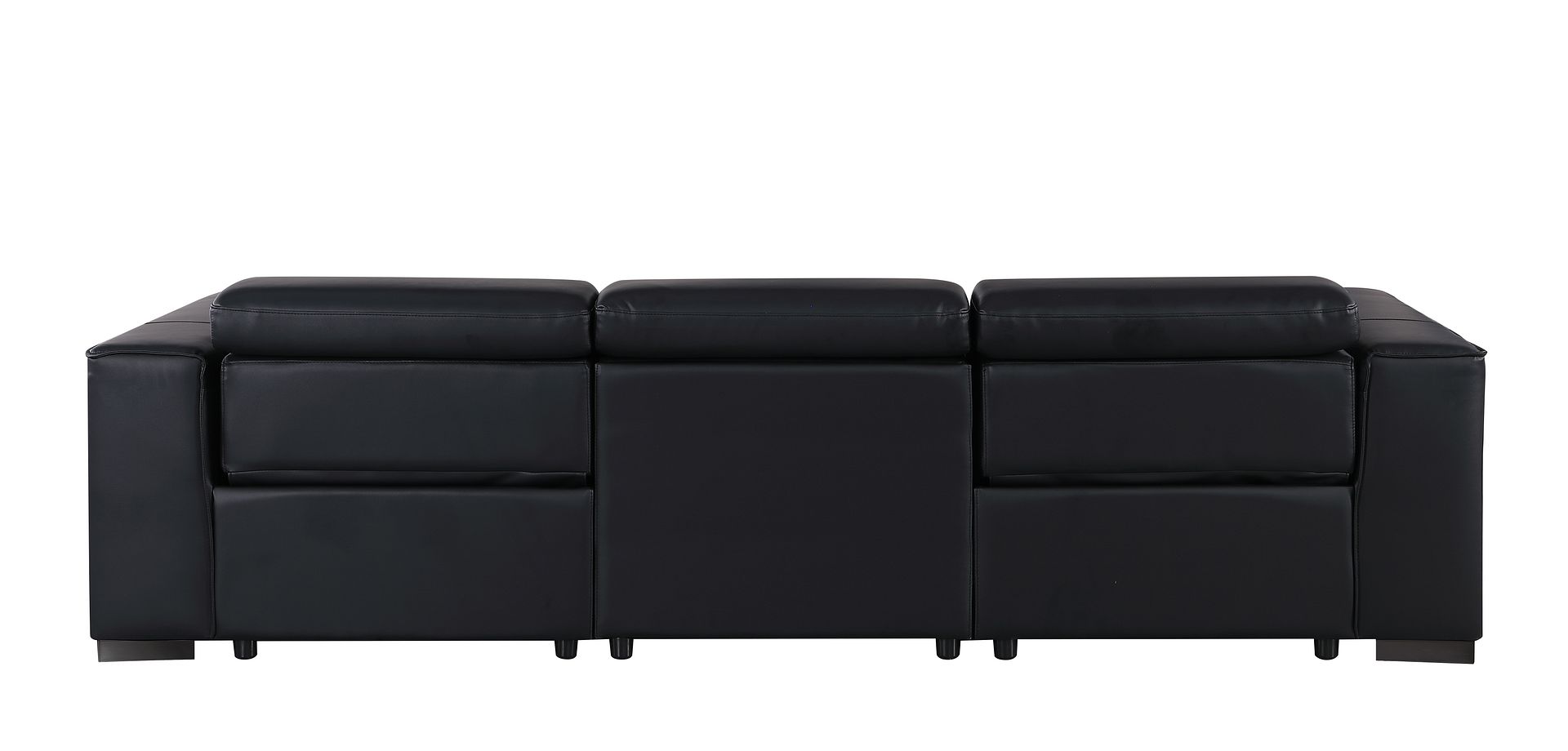 1208 Genuine Leather Triple Power Reclining Sofa