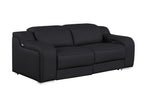1116 Divanitalia 2-Piece Modular Power Reclining Loveseat in Top Grain Italian Leather with 2 Power Recliners & Power Headrests