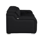 1116 Divanitalia 2-Piece Modular Power Reclining Loveseat in Top Grain Italian Leather with 2 Power Recliners & Power Headrests