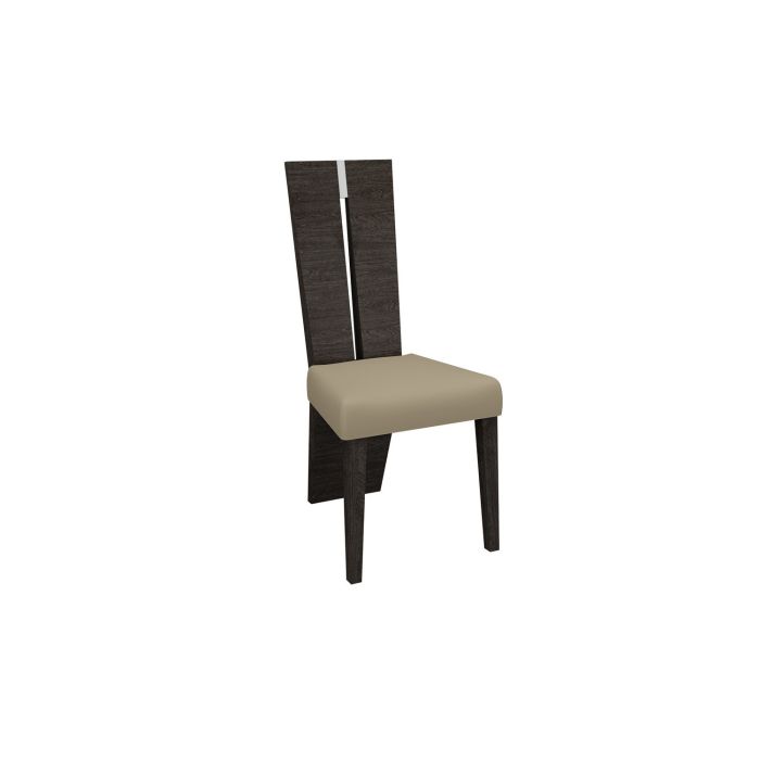 D59 - Gray Dining Table and 6 Chair Set - gallery image 3