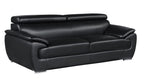4571 Modern Genuine Leather Sofa - Black - SKU 4571-S-BLACK - view 2
