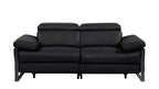 1246 Divanitalia Top Grain Italian Leather Loveseat with Power Headrest