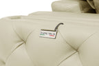 1050 Divanitalia 3-Piece Sofa Set in Top-grain Italian Leather - Beige - SKU 1050-BEIGE-2PC - view 13